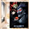 DEATH NOTE Polyester Shower Curtain Waterproof Rust Resistant Grommet Easy Care Wipe Clean Durable