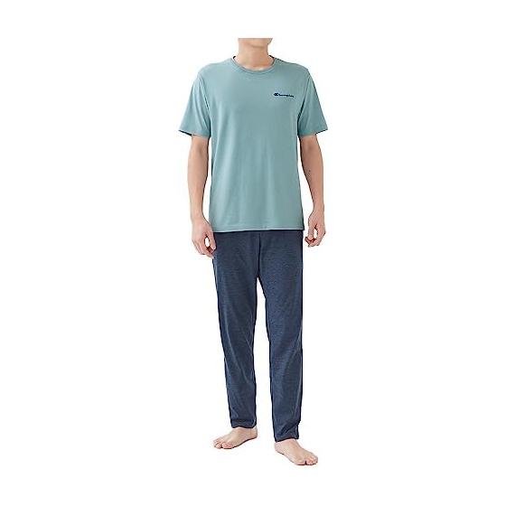 Champion Room Wear Short Sleeve Long Pants T-shirt Men s