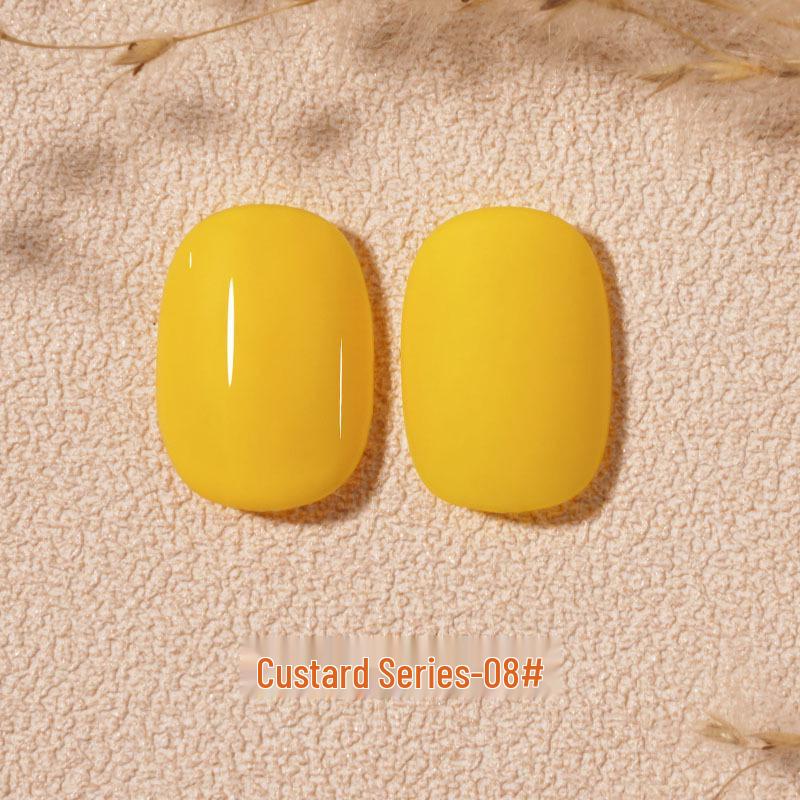 2024 Gel Polish Set: Cheese, Ginger Yellow, Egg Yolk, Milky Yellow Shades - Phototherapy Nail Art Collection