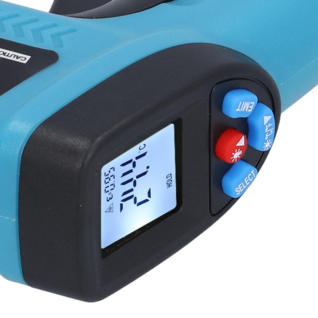 550 Infrared Thermometer Handheld Temperature Tester Digital NonContact Thermometer(Orange Yellow )