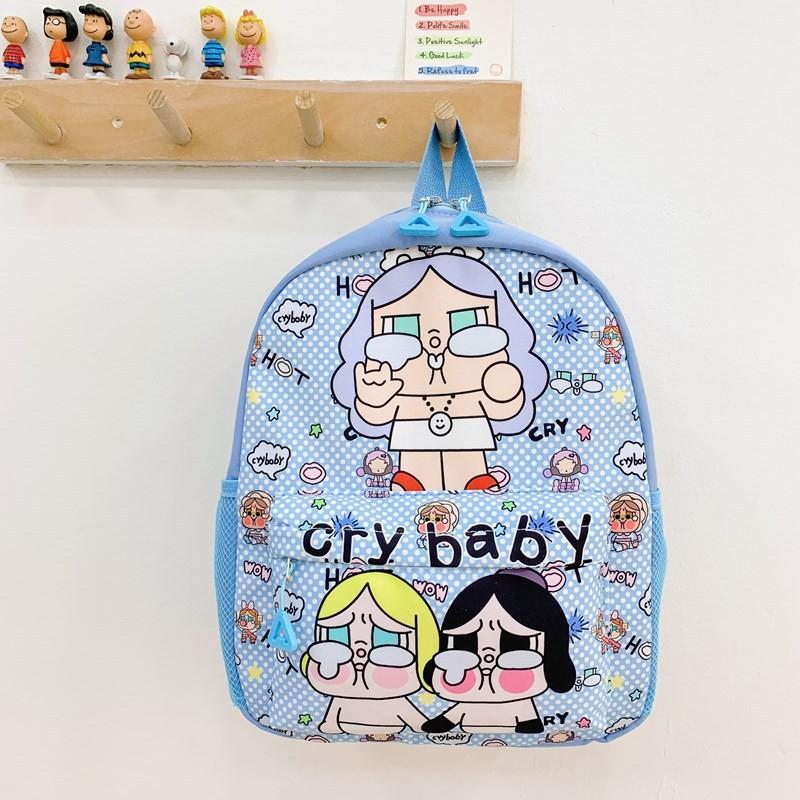 Cartoon Cry Baby Backpack Large Capacity Lightweight Backpack Backpack Student