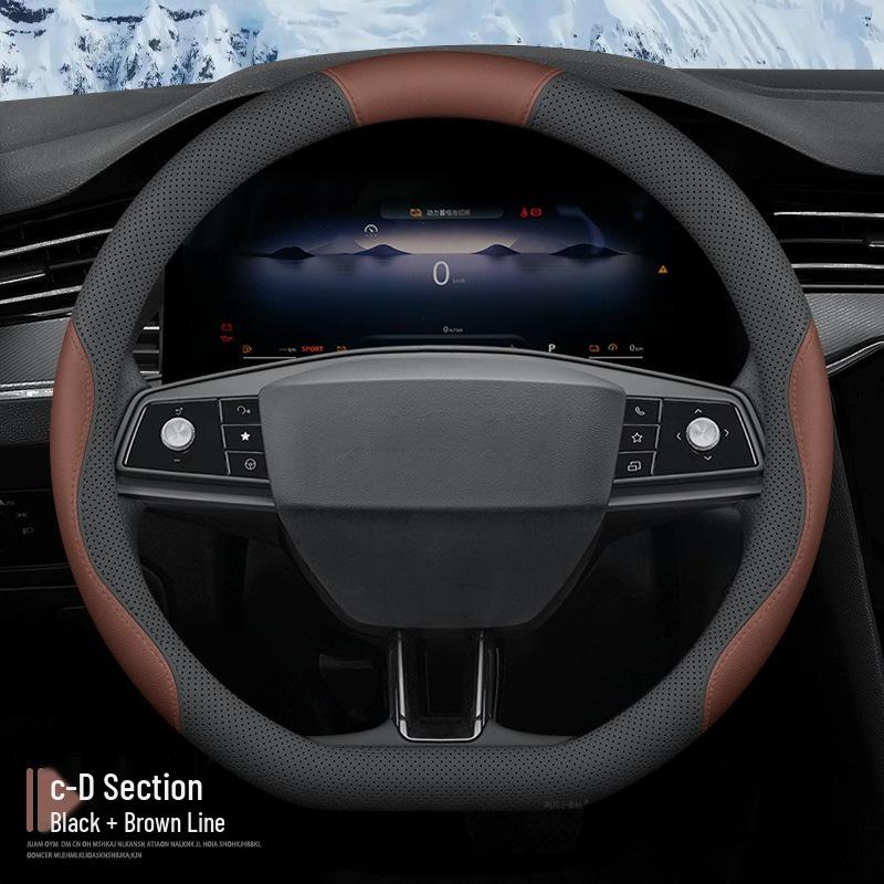 2024 Chery eQ1 All-Season Non-Slip Leather Steering Wheel Cover