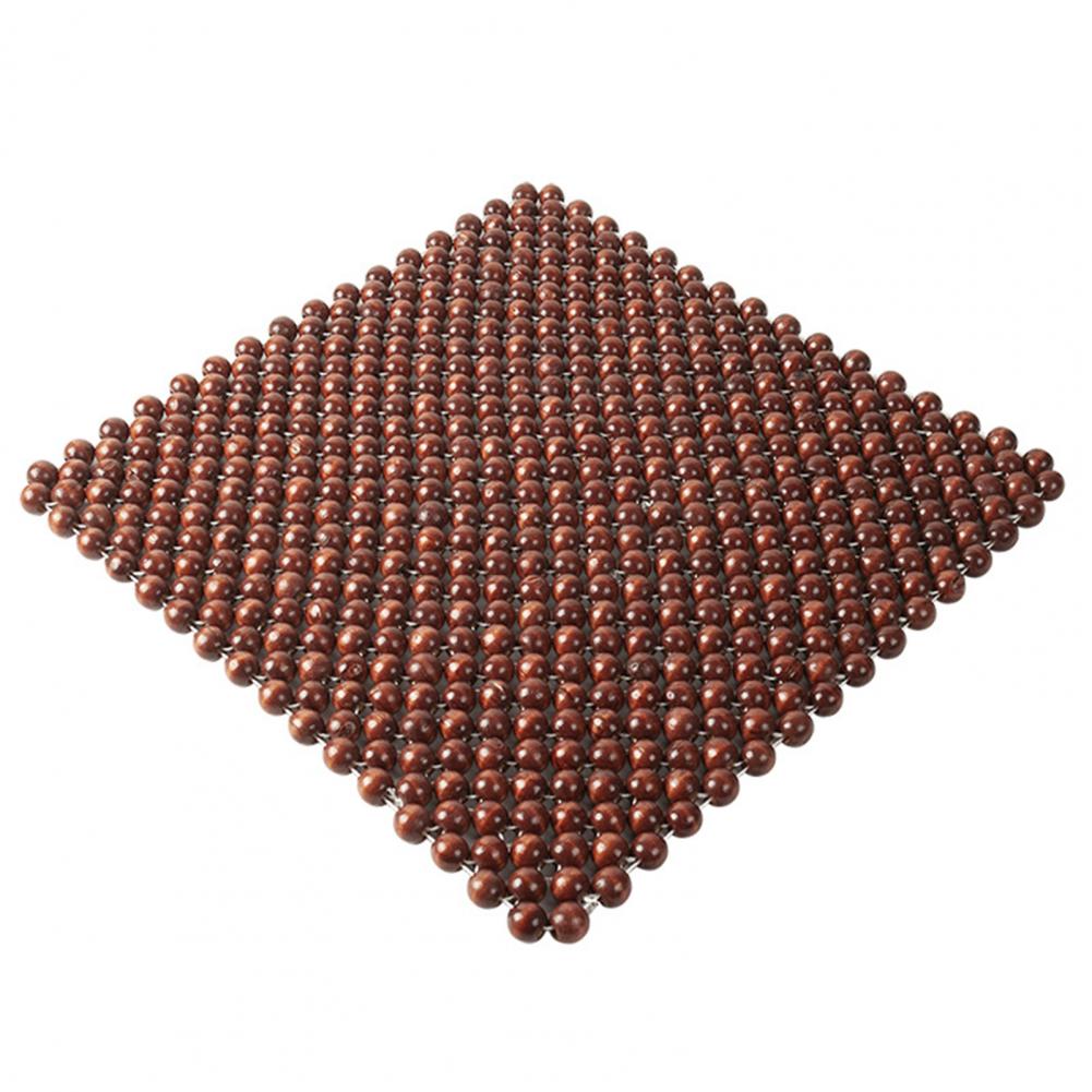 

Универсальное летнее автокресло, крутая подушка из ПВХ с бусинами, массажный чехол на автомобильное кресло с мягким ковриком на пояс, дышащий, прочный, 1 шт. кофейный