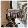 Ethnic Style Fringe Crossbody Bag With Wide Shoulder Strap For Daily Casual Use