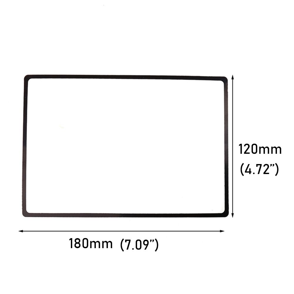 A5 Flat PVC Transparent X3 Magnifying Magnifier Sheet Book Page Magnification Reading Glass Lens