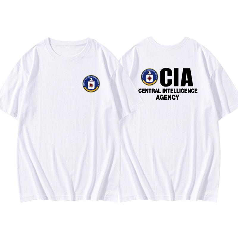 Central Intelligence Agency CIA Agenten Film- und Fernsehserie Rundhals Kurzarm T-Shirt Männer und Frauen Halbarm