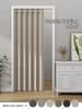 Full Blackout Waterproof Magnetic Door Curtain: No-Drill, Windproof, Soundproof, Invisible Folding Partition
