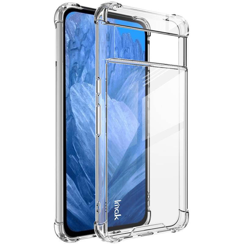 IMAK For Google Pixel 8 Case Transparent PC+TPU Protective Phone Cover A