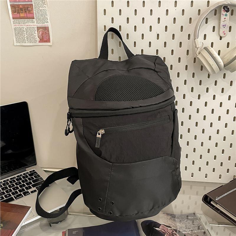 

Cover Daypack Soft Flap Hidden Zipper Pocket Leisure Travel Outdoor Activities чорний