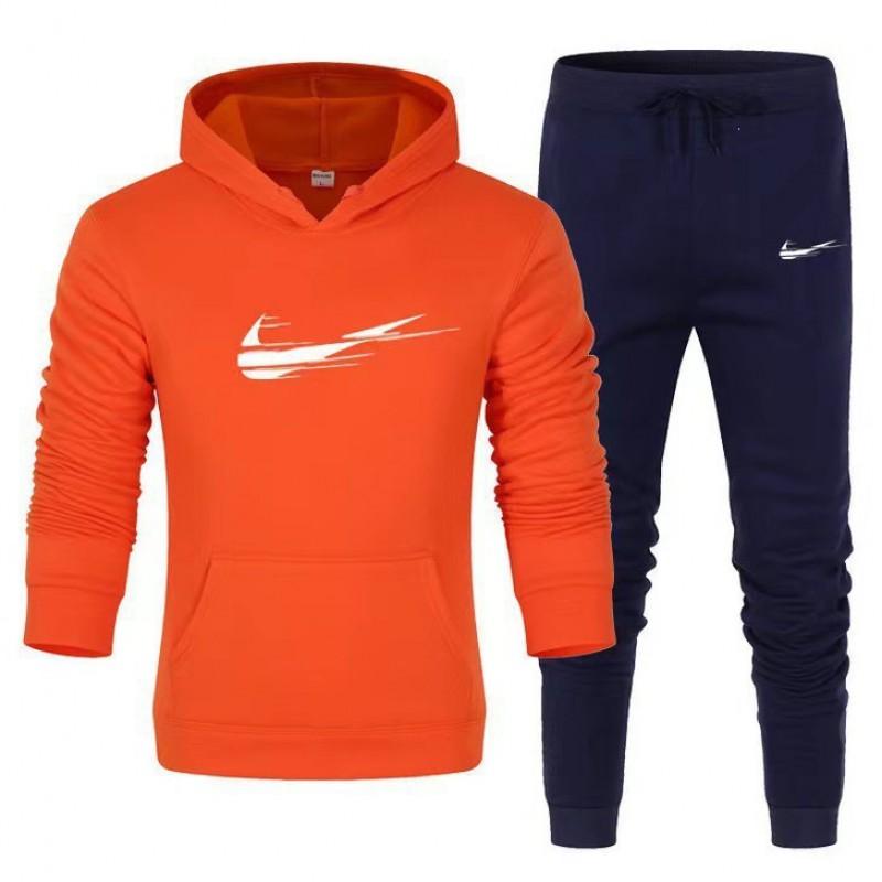 Conjunto de Sudadera Deportiva con Capucha para Hombre y Mujer Manga Larga Chándal Atuendo Atlético Casual