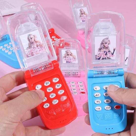 Kids Mobile Boys Phone Toy with Simulated Girls Princess Flip Phone