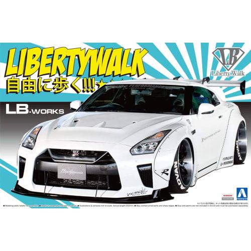 Aoshima Bunka Kyozai (AOSHIMA) 1/24 Scale Liberty Walk Series No. 11 LB Works R35 GT-R Type 1.5 Plastic Model