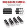 4x Real Carbon Fiber Auto Car SUV Interior Door Lock Knob Pin Handles Universal