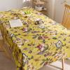 Flowers And Birds, High-End Sense Of Country Atmosphere, Dining Table Cloth, Coffee Table Cover Cloth, Retro Pastoral Round Table Cloth