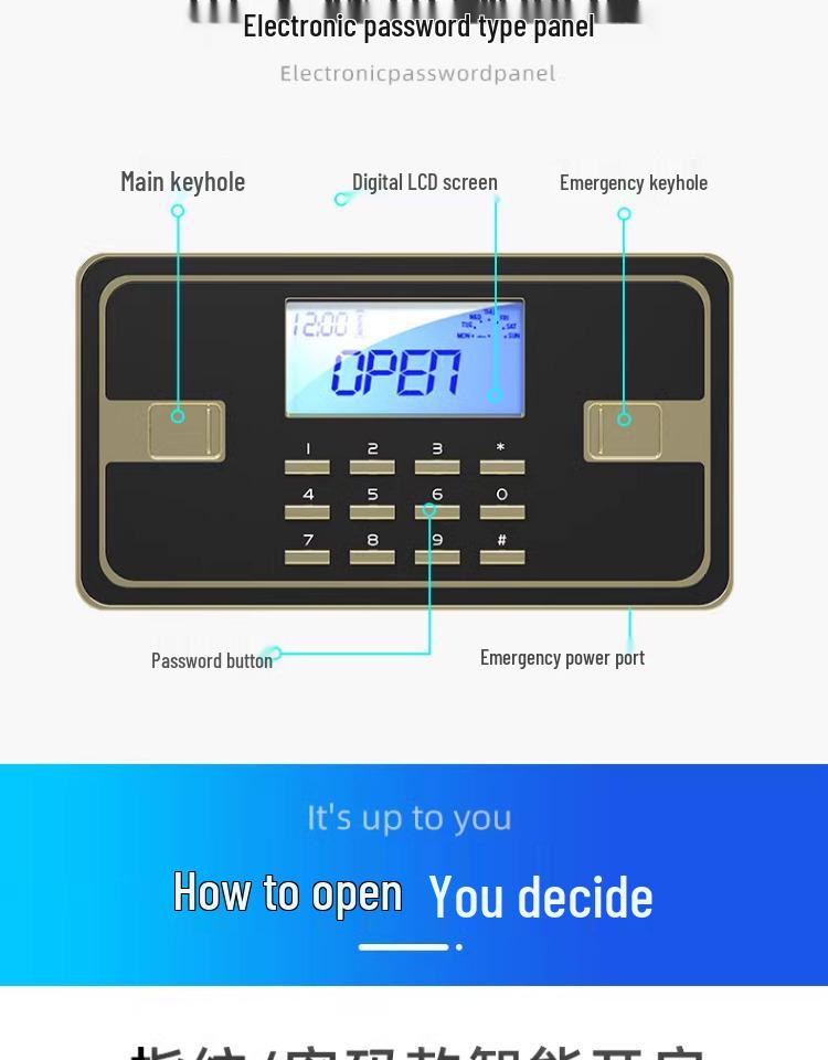 2025 Password Protected Piggy Bank for Adults & Kids - Deposit & Withdraw Savings Safely