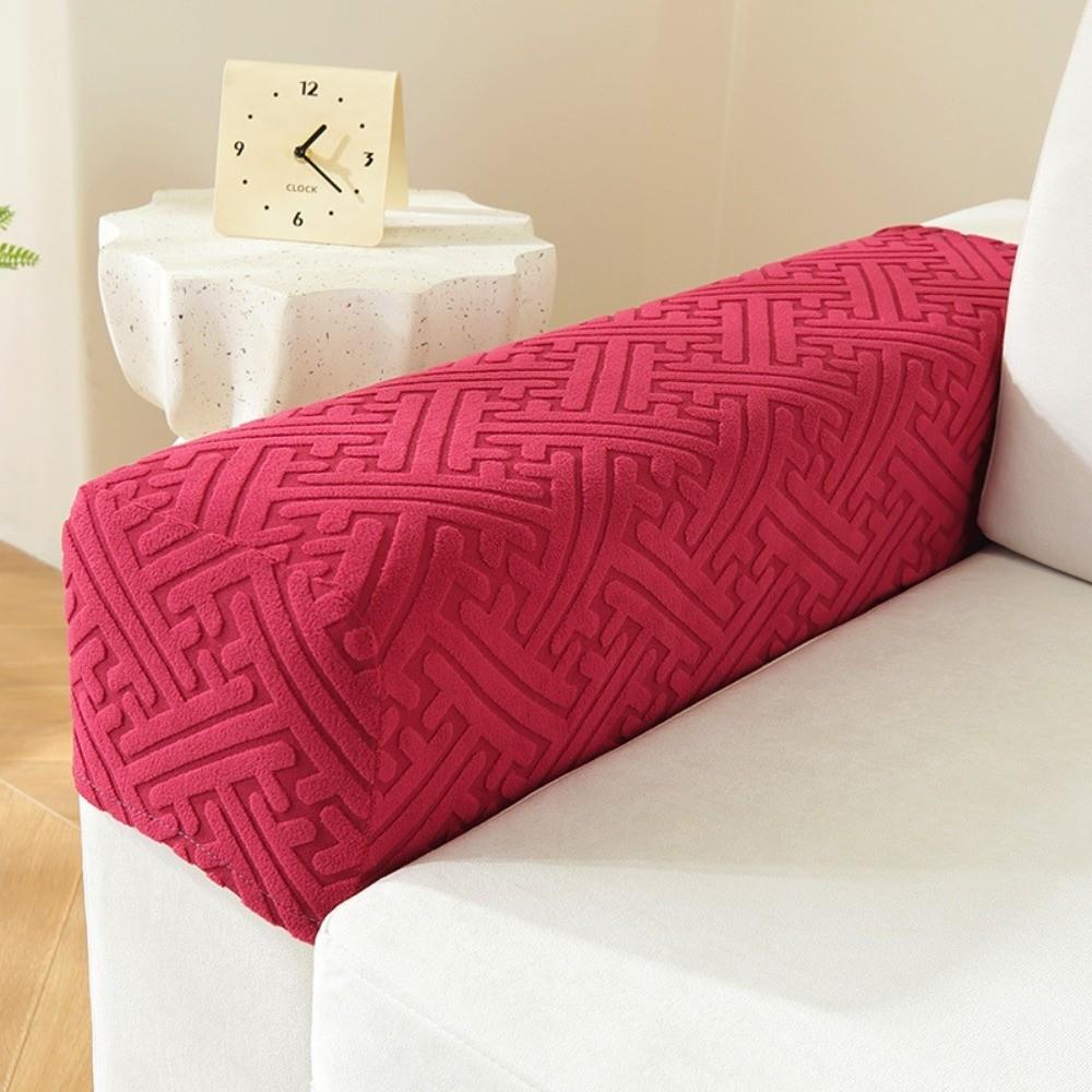 Universal Stretch Sofa Armrest Cover Anti Slip Elastic Sofa Cover Jacquard Fabric Couch Arm Protector for Home Furniture Decor