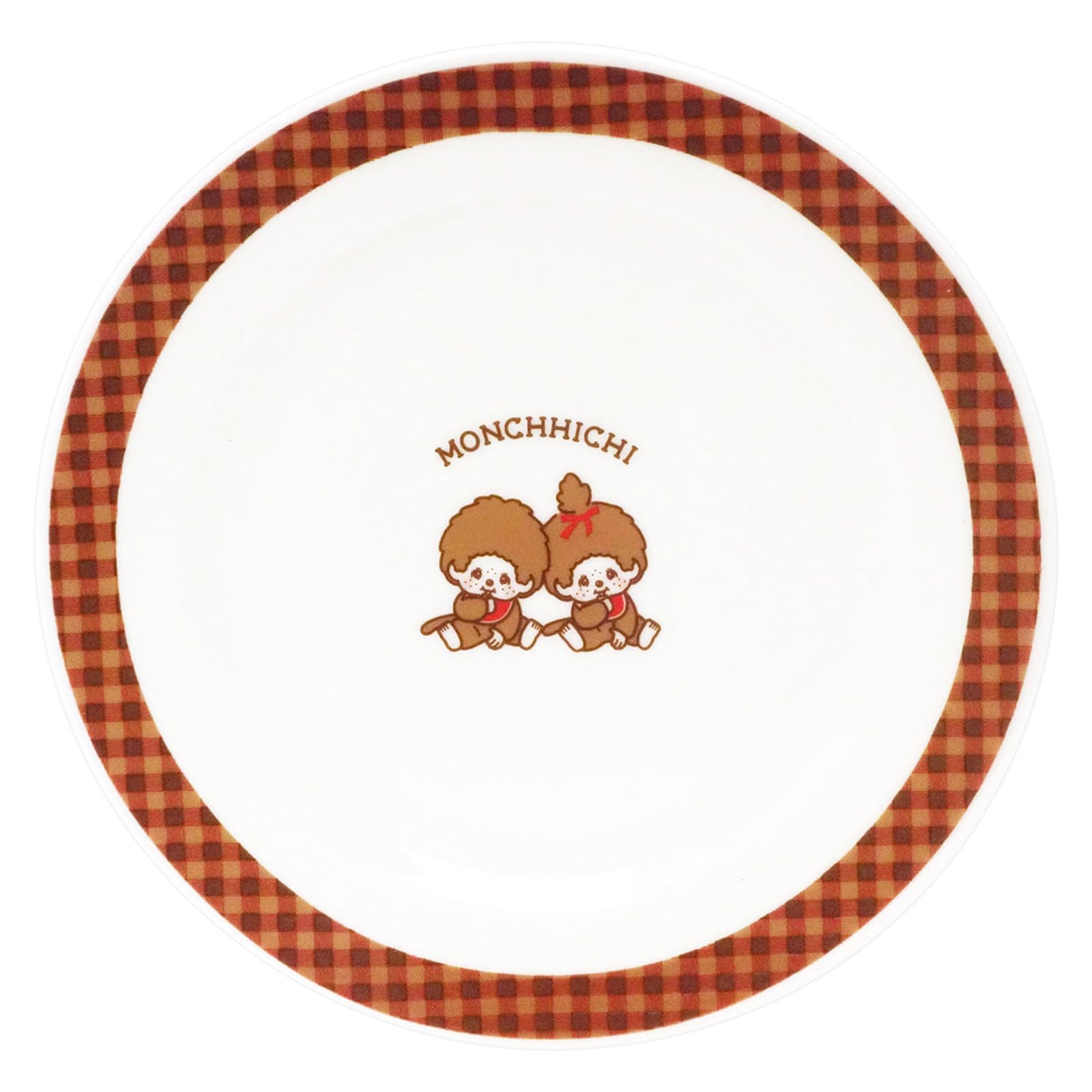 

Тарелка Блюдо Диаметр 20 см Клетчатая Посуда Товары Хозяйственные товары Белый Сделано в Японии 712103 Мончичи Прибл. белый