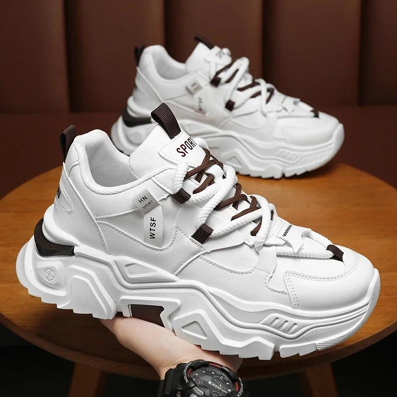 

Мужская зимняя удобная повседневная обувь, мужская осенняя мода, кроссовки разных цветов, мужские уличные нескользящие износостойкие легкие 44 39 белый