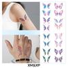 Colorful Butterfly Music Festival Tattoo Stickers: Non-Toxic, Easy To Clean, Stylish, Perfect for Arms.