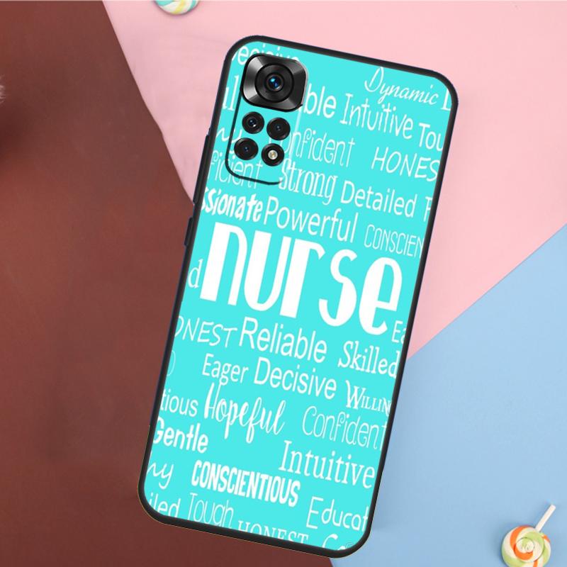 I'm A Nurse Quotes Cover For Xiaomi Redmi Note 13 Pro 14 12 11 9 10 9S 10S 11S 12S Redmi 10C 12C 13C 14C Case