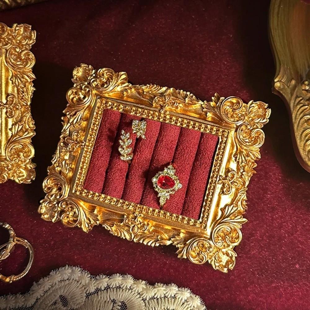 Fotoram Smyckesställ Hartsfotoram Ringfat Fotovisning Artikel Rekvisita