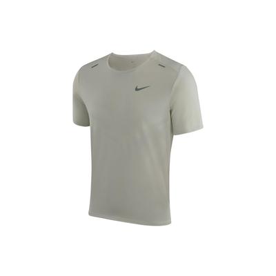 Dri-FIT Rise 365 Atmungsaktives Weiches Kurzarm-Lauf-T-Shirt Herren Tops Light-Bone CZ9185-072