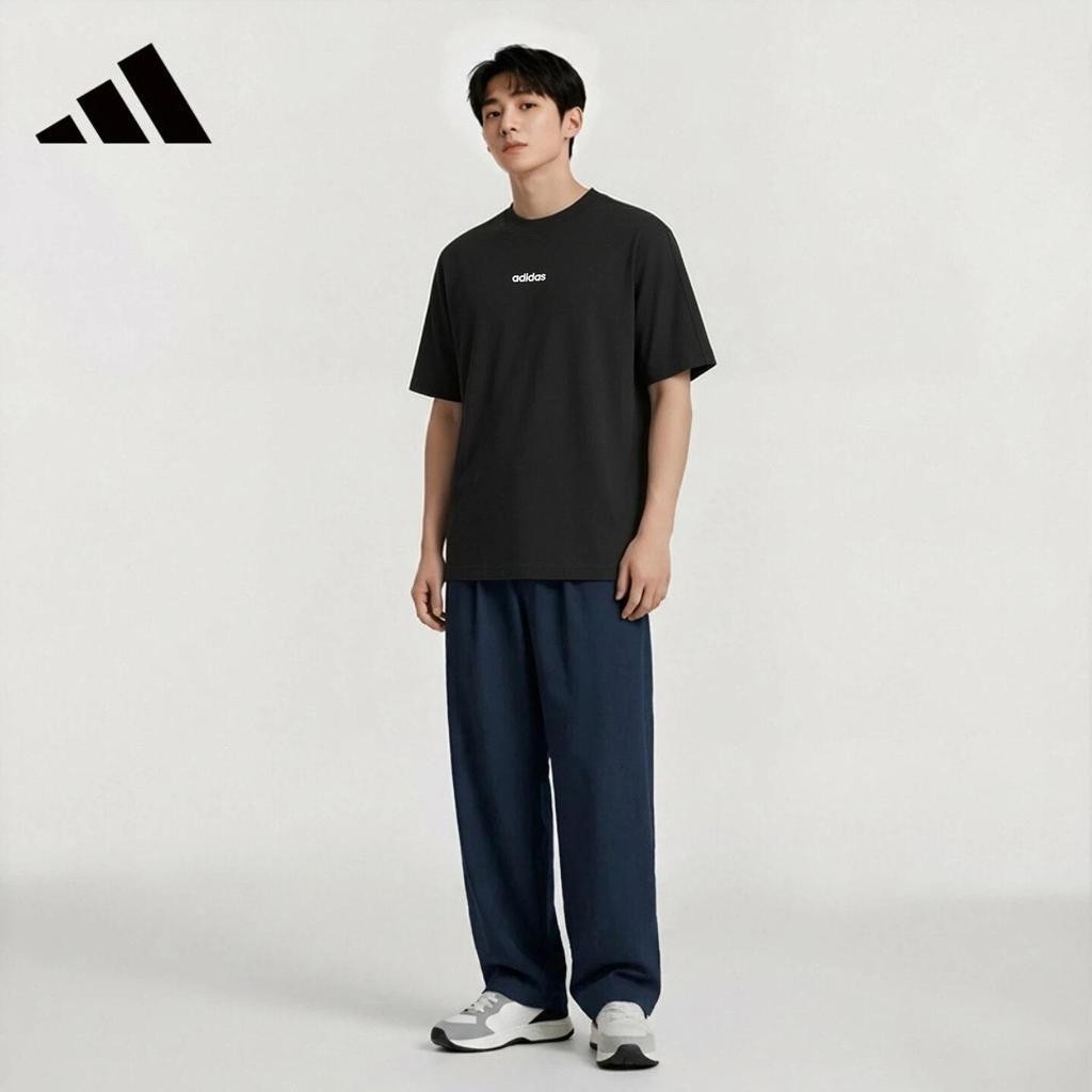 adidas Sportbekleidung mit kurzen Ärmeln für Damen und Herren, Lässiges vielseitiges Outdoor Fitness Top