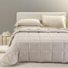 Silver Barocco Quilt In Jacquard Satin 300 G/m²