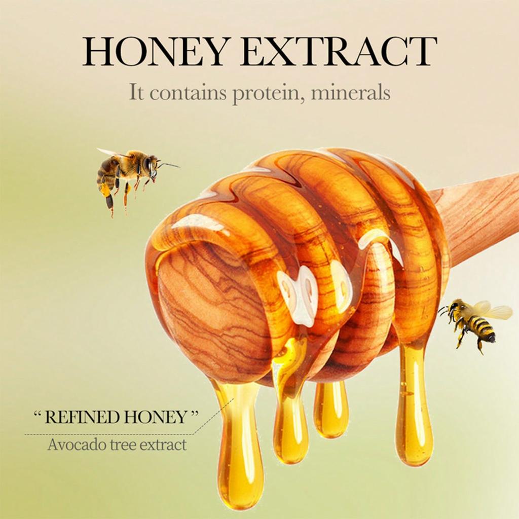 1PC Honey Lip Balm, Contains Vitamin E, Lightens Lip Lines, Removes Dead Skin, Improves Dull And Cha