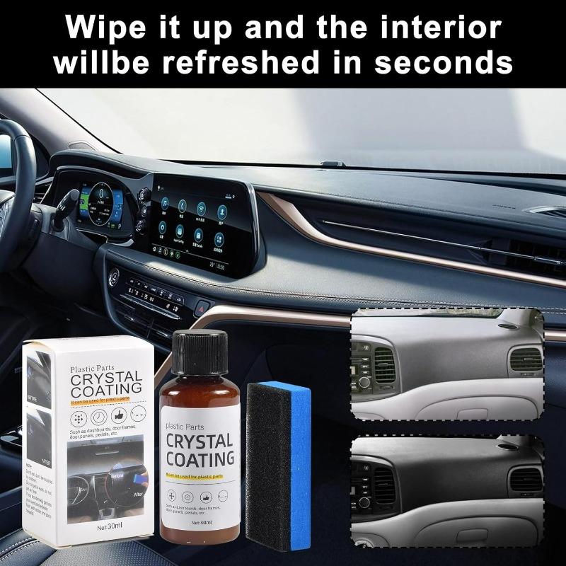 Car Plastic Leather Restorer Spray Engine Bay Cleaner  Polish Cleaner Coating Agent Ceramic Coating Spray Car Cleaning Tool