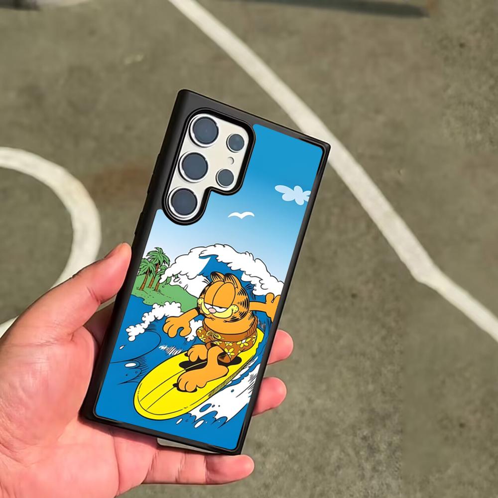 E-Garfield Phone Case For SAMSUNG Galaxy S26 S25 S24 S23 S22 S21 S20 FE Plus Ultra Cover