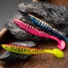 FUN Brand PVC Soft Bait T-Tail with Hooks Remote Cast Lead-Free Freshwater Sea Boat Fishing Perch 34.6g Full Swimming Layer