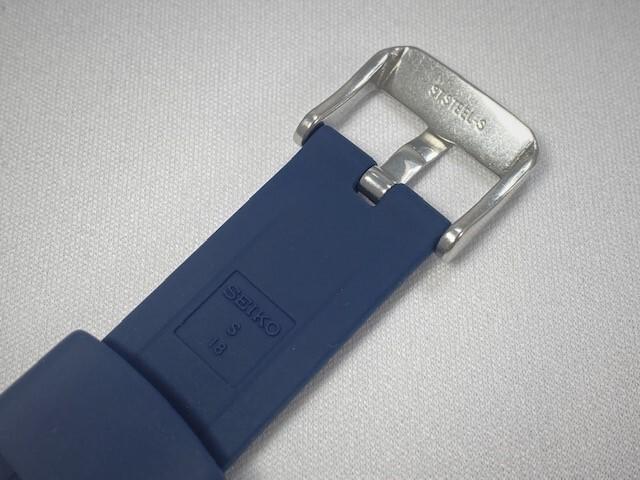 SEIKO R03V012J0 18mm Silicone for Band, Navy, SRPG75K1/SRPG85K1/4R36-09M0