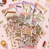 8 scenes in 1 Kawaii cartoon 2.5D miniature scene mini sticker book visual stacking and pasting DIY scrapbook deco sticker