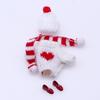 1Set Dollhouse Mini Knitted Sweater Hat Scarf Shoes Christmas 5Cm Doll Clothes Dolls Accessories
