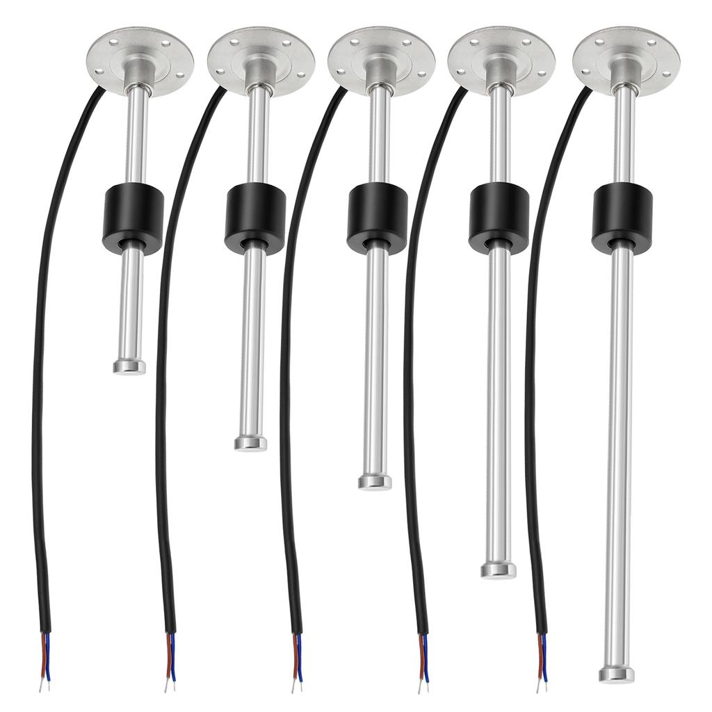7 Color Light 2" 52mm Fuel Level Gauge+Fuel Float Level Sensor 0-190 Ohm for Marine RV Camper Car Oil Tank Level Indicator 9-32V