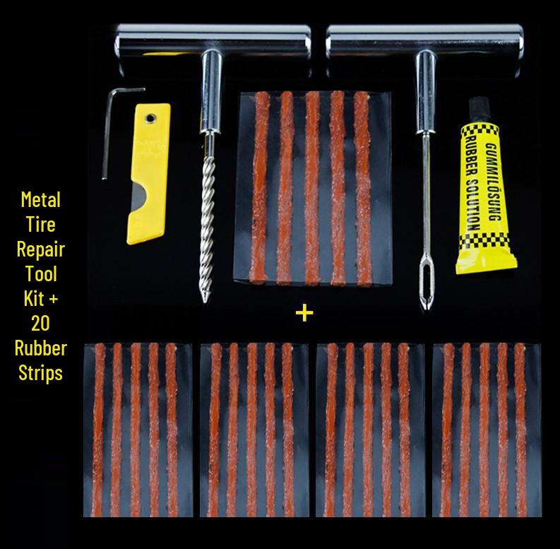 Rapid Repair Kit: Car & Motorcycle Tire Vacuum Glue and Emergency Tool Set