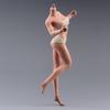 Scale Seamless Female Figure 12 Inch Super Flexible Steel Frame Construction Silicone Smooth Skin Miniature Action Figure Doll with Detachable Feet