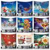 Merry Christmas Cartoon Snowman Cross-border Supply Factory Tapestry Wall Hanging