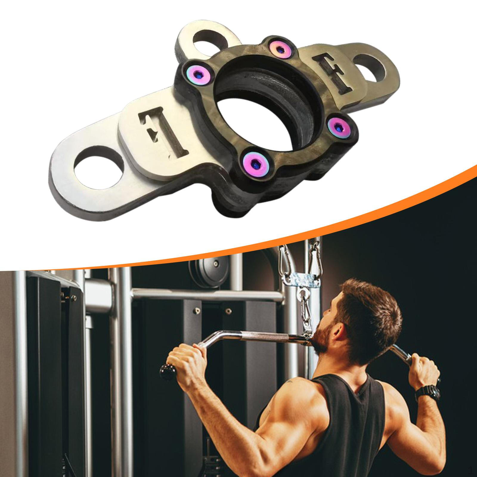 

D Handle Lateral Pull Down Attachment Adaptor Plate System Triceps Pulldown for Back Strength Train
