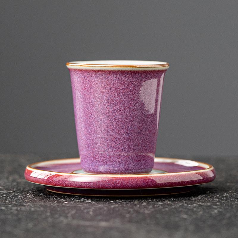 Luxury Ice Crackle Ceramic Kung Fu Tea Set with Gaiwan Teapot - Elegant Gift Box Included