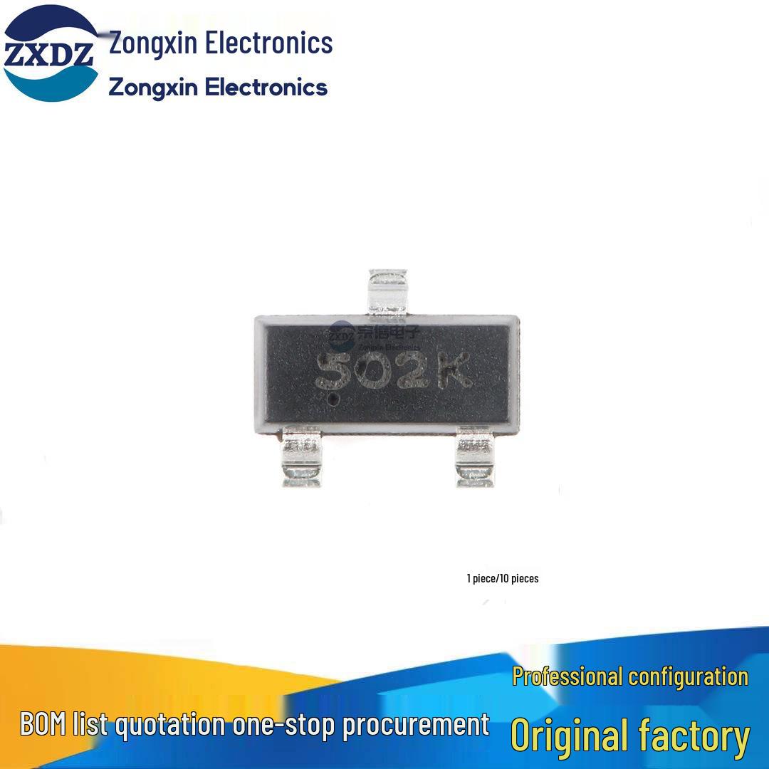 

CJ502K 50V 180mA P-Channel MOSFET SOT-23 Transistor, Pack of 10.