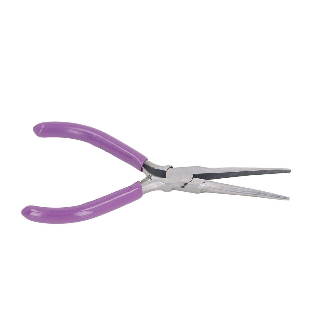 6in Needle Nose Pliers High Carbon Steel Body Mirror Surface Toothless Multifunctional Mini Jewelry