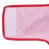 Dog Raincoat with Reflective Strips Polyester Red Size L