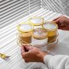 Wild Pigeon Kitchen 4-Compartment Seasoning Jar Set