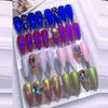 1 PC Nail Tool Ice Transparent Nude Color Powder Aurora Powder Net Red Manicure Magic Color Mirror Flour Powder