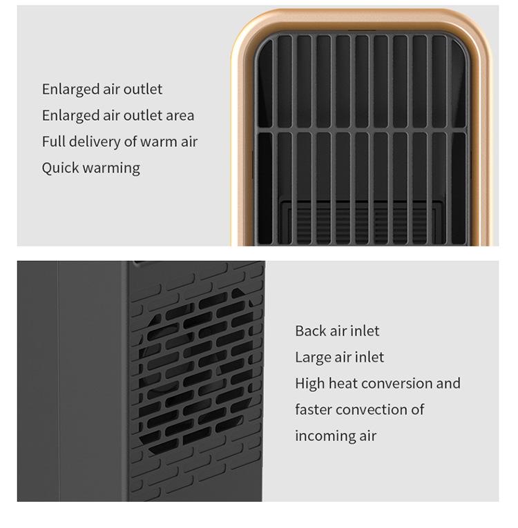 New Vertical Household PTC Ceramic Electric Heater - Quick Three-Second Warm Air Blower in Stock