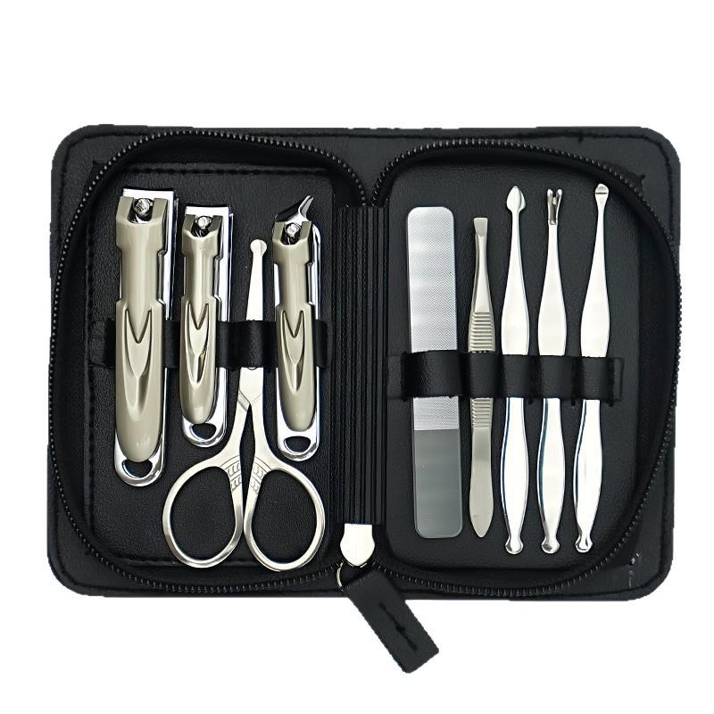 9-Piece Stainless Steel Manicure & Pedicure Nail Care Set