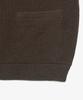 Toffee Oversized Round Neck Knit Cardigan (Brown)