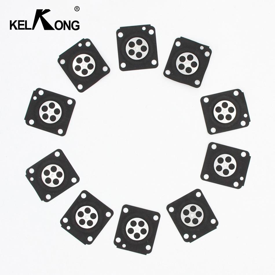 KELKONG 10 Pcs Metering Diaphragm Assembly  41341214700 Carburetor B135 Chaaw Repair Parts Metering Gaskets